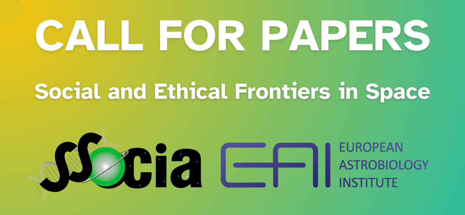 Call for Papers: Social and Ethical Frontiers in Space