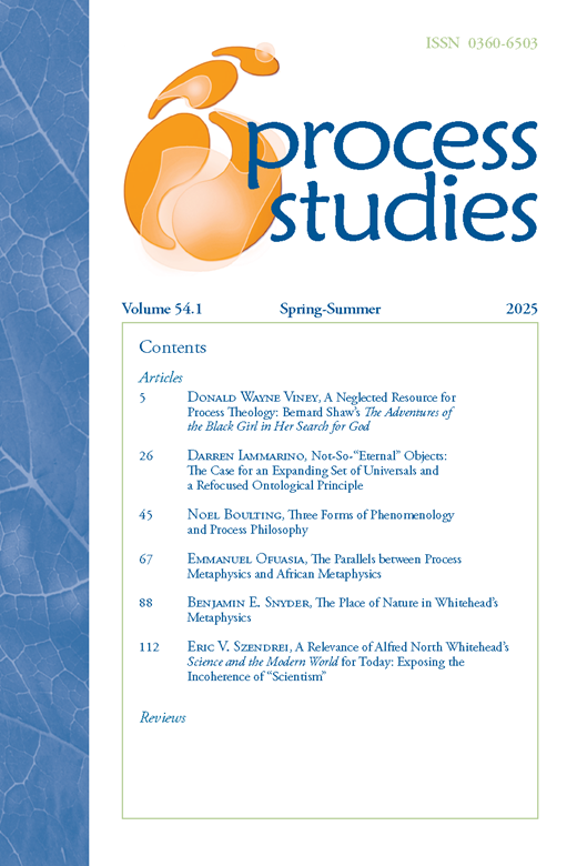 Process Studies 54.1
