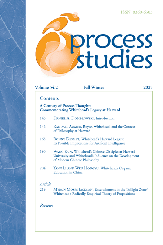 Process Studies 54.2