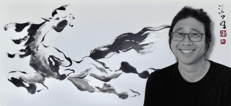 Splash Ink Painting and the Intimidation of Permanence with Kevin Yeh | Interactive Arts Exploration from SPARKS Artist Collective at Center for Process Studies