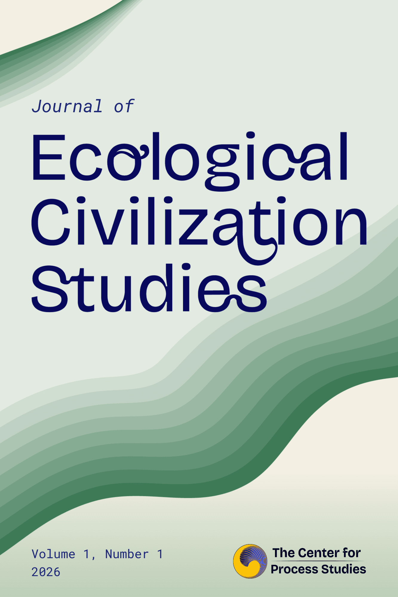 Journal of Ecological Civilization Studies - Cover - Center for Process Studies