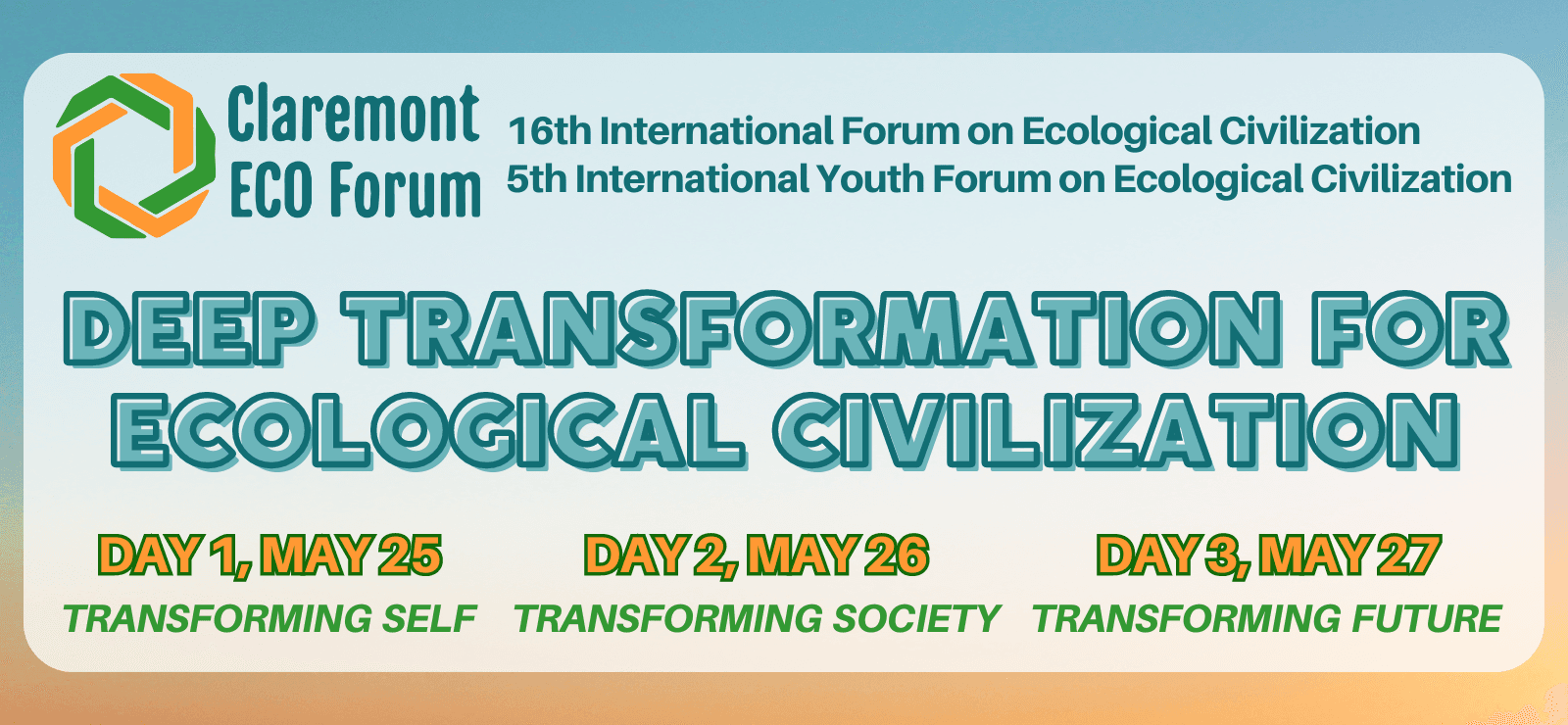 Claremont Eco Forum 2023 - Event Header